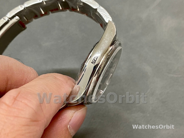 Replica Rolex Datejust 36mm unisex-126200-Blauwe wijzerplaat-Roestvrij staal