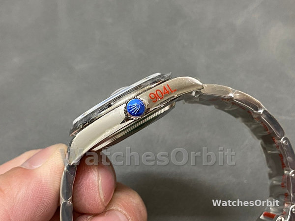 Replica Rolex Datejust 36mm unisex-126200-Blauwe wijzerplaat-Roestvrij staal