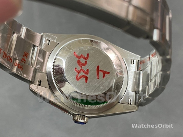 Replica Rolex Datejust 36mm unisex-126200-Blauwe wijzerplaat-Roestvrij staal