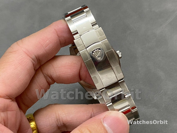 Replica Rolex Datejust 36mm unisex-126200-Blauwe wijzerplaat-Roestvrij staal