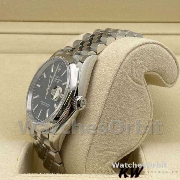 Replica Rolex Datejust 36mm unisex-126200-Blauwe index wijzerplaat-Jubileum-Roestvrij Staal Blauw