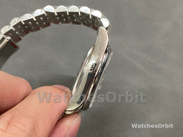 Replica Rolex Datejust 36mm unisex-126200-Blauwe index wijzerplaat-Jubileum-Roestvrij Staal Blauw