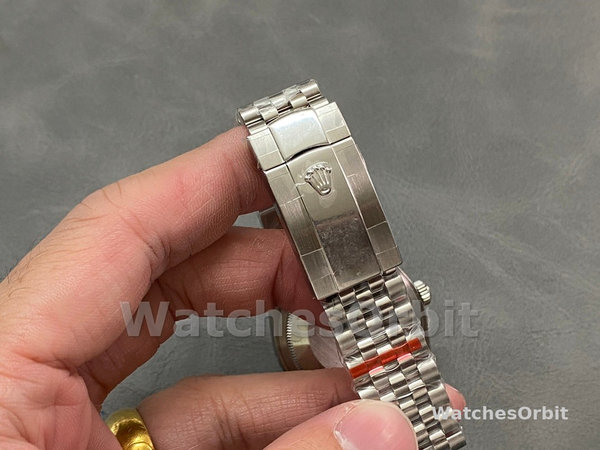 Replica Rolex Datejust 36mm unisex-126200-Blauwe index wijzerplaat-Jubileum-Roestvrij Staal Blauw