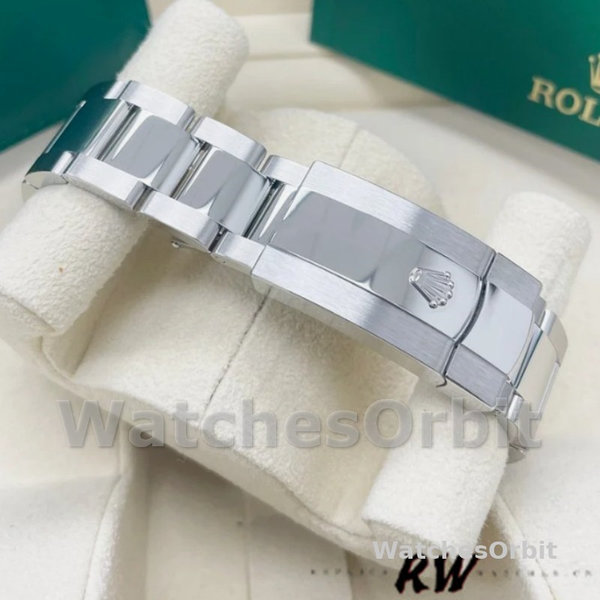 Replica Rolex Datejust 36mm Unisex-126200-Blauw motief Golf wijzerplaat-Roestvrij Staal Blauw