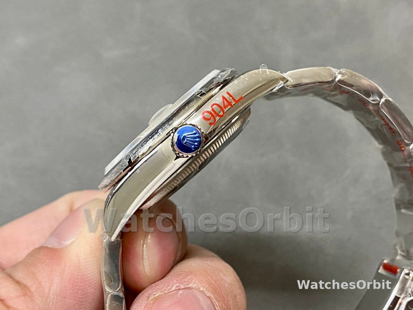 Replica Rolex Datejust 36mm unisex-126200-Groene index wijzerplaat-Roestvrij staal Groene wijzerplaat
