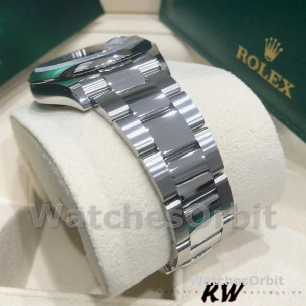 Replica Rolex Datejust 36mm Unisex-126200-Roestvrij Staal-Zwarte Wijzerplaat Zwart