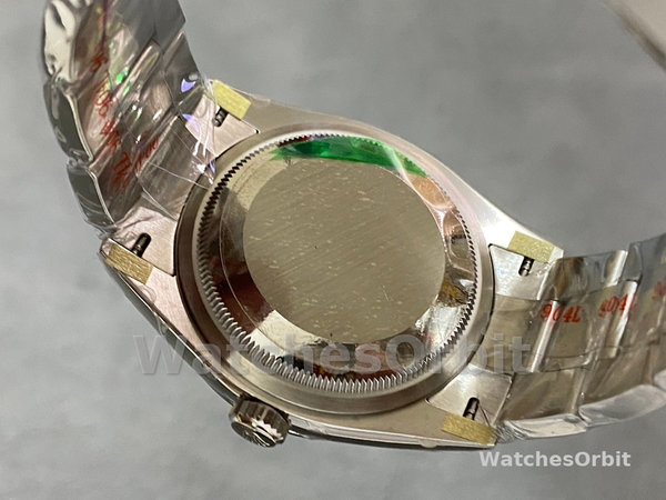 Replica Rolex Datejust 36mm Unisex-126200-Roestvrij Staal-Zwarte Wijzerplaat Zwart