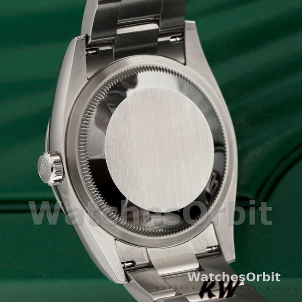 Replica Rolex Datejust 36mm Unisex-126200-Roestvrij Staal-Zilveren Index Wijzerplaat Zilver