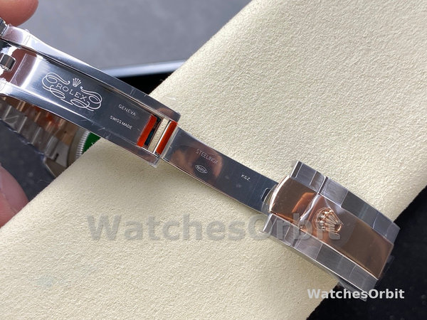 Unisexs Rolex Day Date 36-128238 0051, Yellow Gold, Pave Rainbow Diamond Dial, Fluted Bezel Diamond Replica Watch Image