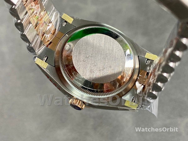 Rolex DateJust 126231 Two-Tone SS Rose Gold Grey Rhodium Dial