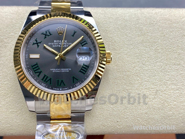 Unisexs Rolex Datejust 36mm Unisex-126233 0036-Slate Grey Dial Grey Replica Image