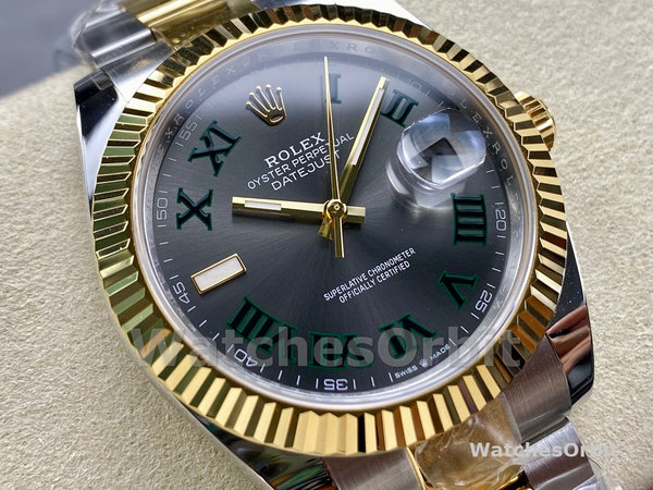 Unisexs Rolex Datejust 36mm Unisex-126233 0036-Slate Grey Dial Grey Replica Image