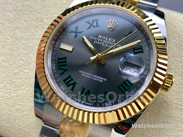 Unisexs Rolex Datejust 36mm Unisex-126233 0036-Slate Grey Dial Grey Replica Image
