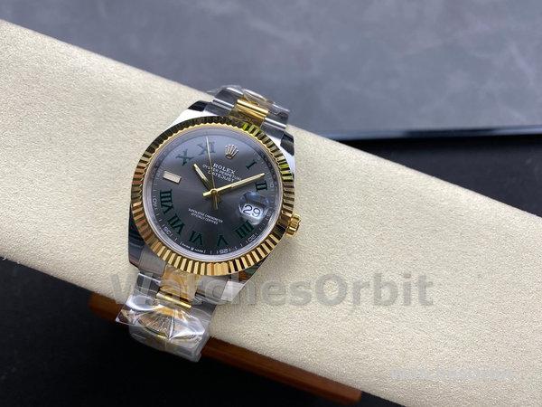 Unisexs Rolex Datejust 36mm Unisex-126233 0036-Slate Grey Dial Grey Replica Image