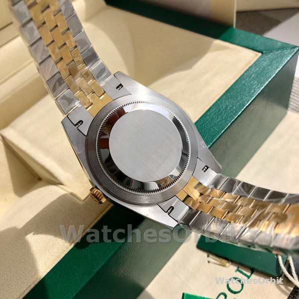 Unisexs Rolex Datejust 36mm Unisex-126233-Black Diamond Dial Black Replica Image
