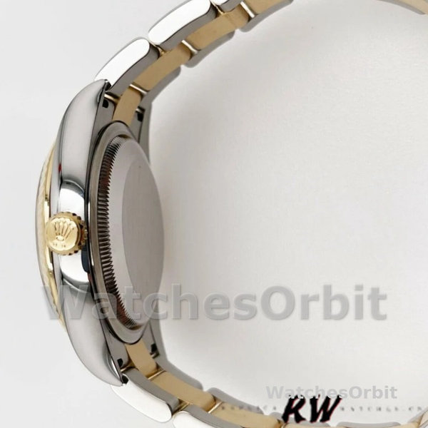 Unisexs Rolex Datejust 36mm Unisex-126233-Black Diamond Dial-Fluted Bezel Black Replica Image