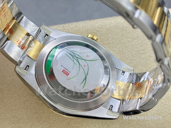 Unisexs Rolex Datejust 36mm Unisex-126233-Champagne Motif Dial Champagne Replica Image
