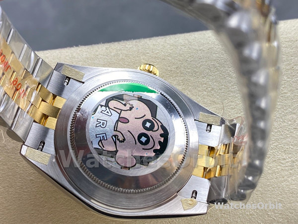 Unisexs Rolex Datejust 36mm Unisex-126233-Champagne Motif Dial-Fluted Bezel Champagne Replica Image
