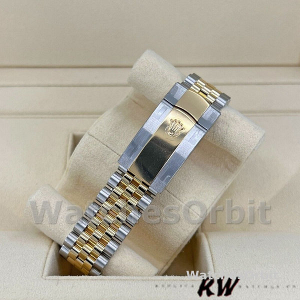 Rolex Datejust 126233 Golden Palm Motif Dial Fluted Bezel 36MM Unisex Replica Watch