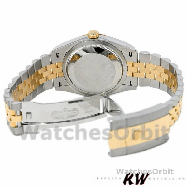 Rolex Datejust 126233 White Roman Dial Fluted Bezel 36MM Unisex Replica Watch