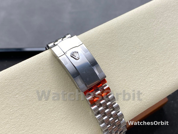 Replica Rolex Datejust 36 mm Unisex-126234-Acciaio inossidabile-Comparto verde menta Verde menta