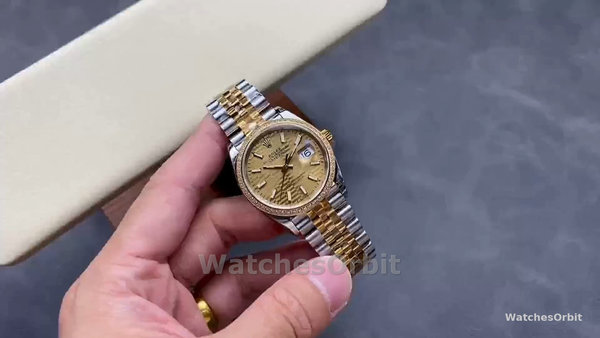 Replica Heren Rolex Sky-Dweller 42-336933 0006, roestvrij staal & geel goud, witte wijzerplaat, Jubilee White