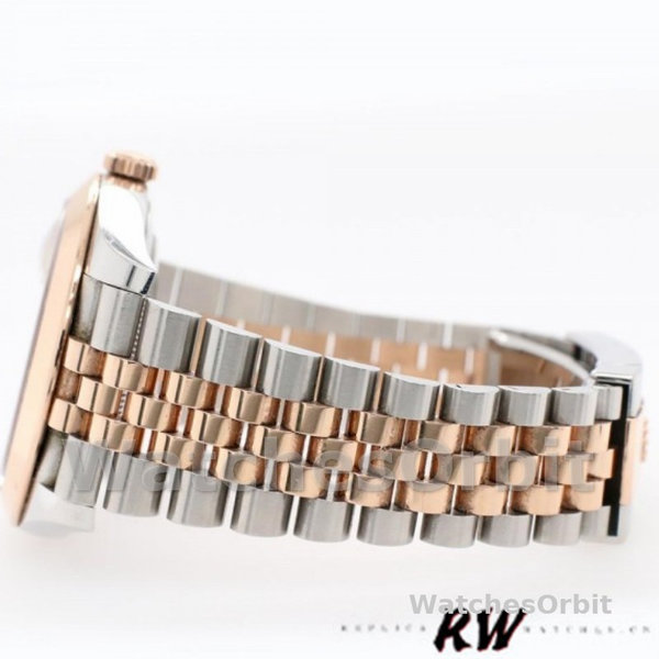 Mens Rolex Datejust 41mm Mens-126301-Rose Gold-Sundust Diamonds Dial Sundust<br /> Replica Image