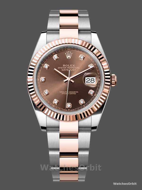 Rolex Datejust 126331 0003 Chocolate Diamond Oyster 41mm Steel