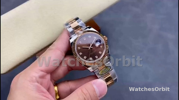 Unisex's Rolex Day Date 36-M128238 0130, Yellow Gold, Automatic, Green Diamond Dial, Green