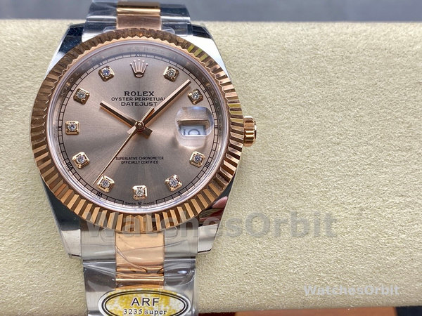 Replica Rolex Day Date 36-M128238 0130, geelgoud, automatisch, groene diamanten wijzerplaat