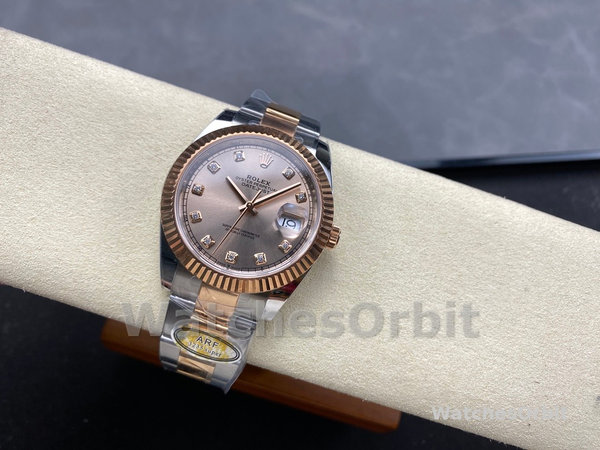 Replica Rolex Day Date 36-M128238 0130, geelgoud, automatisch, groene diamanten wijzerplaat
