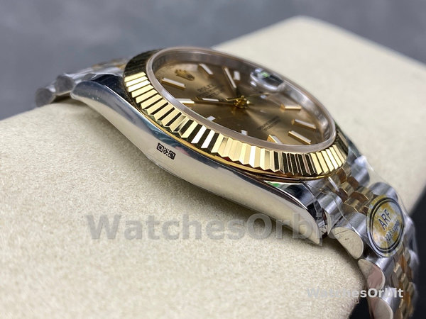 Replica Rolex Day Date 36-m128396TBR 0022, MOP wijzerplaat, diamanten ring, platina, unisex