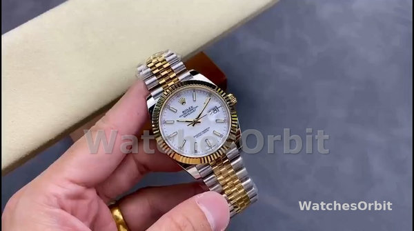 Unisex's Rolex Day Date 36-m128396TBR 0022, MOP Dial, Diamond Bezel, Platinum, MOP