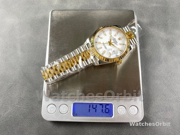 Replica Rolex Day Date 36-m128396TBR 0022, MOP wijzerplaat, diamanten ring, platina, unisex