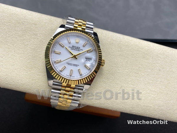 Replica Rolex Day Date 36-m128396TBR 0022, MOP wijzerplaat, diamanten ring, platina, unisex