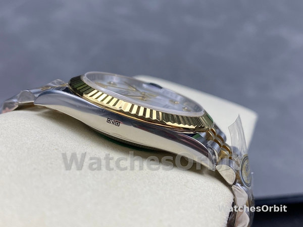 Replica Rolex Datejust 126333 0018 41mm White Mother of Pearl Diamond Dial Herrenuhr Sammlerstück