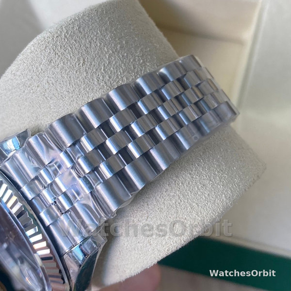 Replica Rolex Datejust-126334 0014, 41 mm, quadrante grigio rodio scuro, Uomo