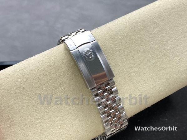 Replica Rolex Datejust 36-126231 0030 voor heren, Leisteen wijzerplaat, Oyster armband, Grijs