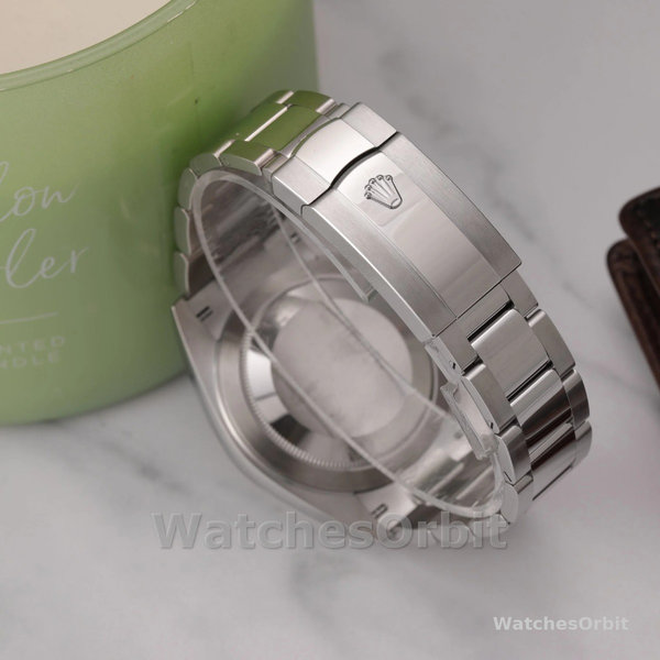 Replica Rolex Datejust 41mm Heren-126334 0023-Gegolfde ring-Witte Romeinse cijfers Wijzerplaat Wit