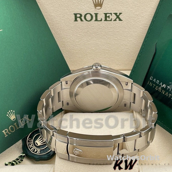 Replica Rolex Datejust 41mm Heren-126334 0025-Gegolfde ring-Blauw Romeinse cijfers Wijzerplaat Blauw