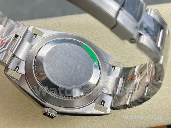 Replica Rolex Datejust 41mm Heren-126334 0029-Gegolfde ring-Groene wijzerplaat met motief Groen