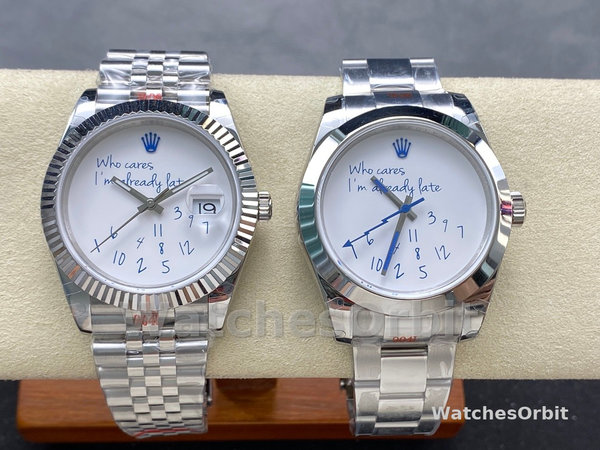 Replica Rolex Day Date 36-m128238 0118 voor heren, geribbelde lunette, groene ombre wijzerplaat, President-band, groene ombre wijzerplaat
