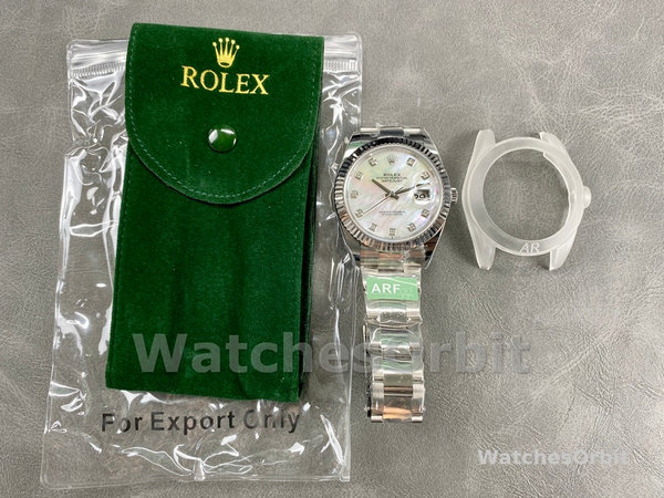 Replica Rolex Datejust 126334 Fluted Bezel White MOP Dial 41MM Herren Replica Uhr Hochwertige Herren Replica Uhr online kaufen