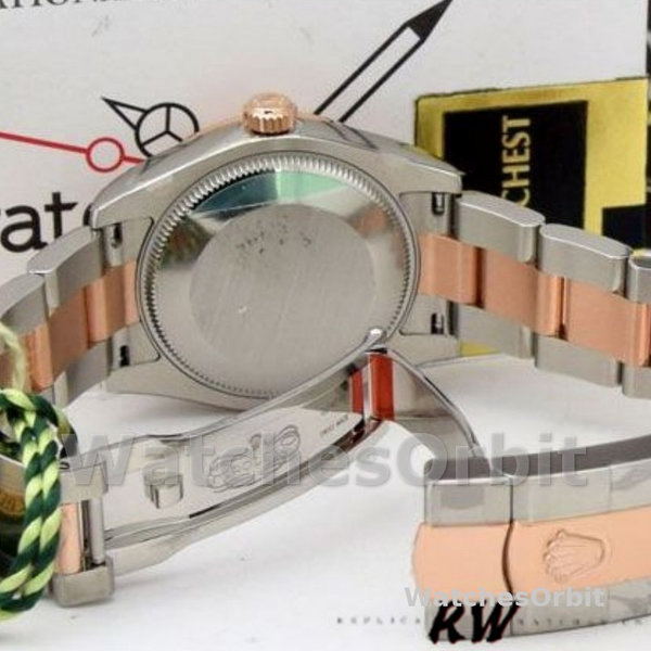 Replica Rolex Datejust 31mm Dames-178341-Zwarte Romeinse cijfers Wijzerplaat Zwart