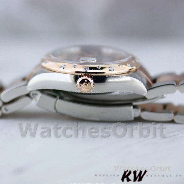 Womens Rolex Datejust-178341, 31mm, Chocolate Brown Roman Numeral Dial, Lady Chocolate Brown Replica Image