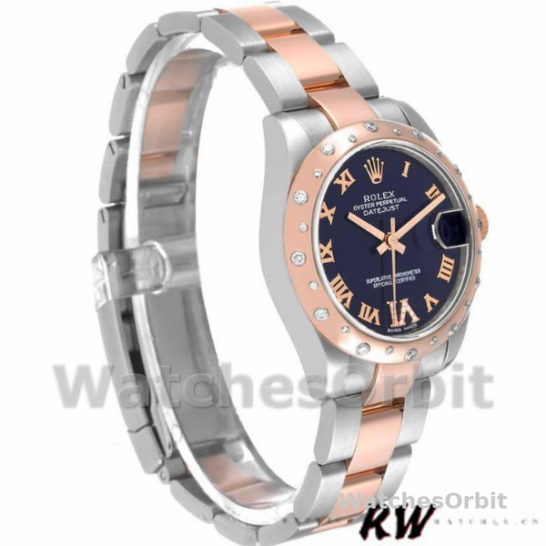 Replica Rolex Datejust 31mm voor dames-178341-Purple Romeinse cijfers Paars