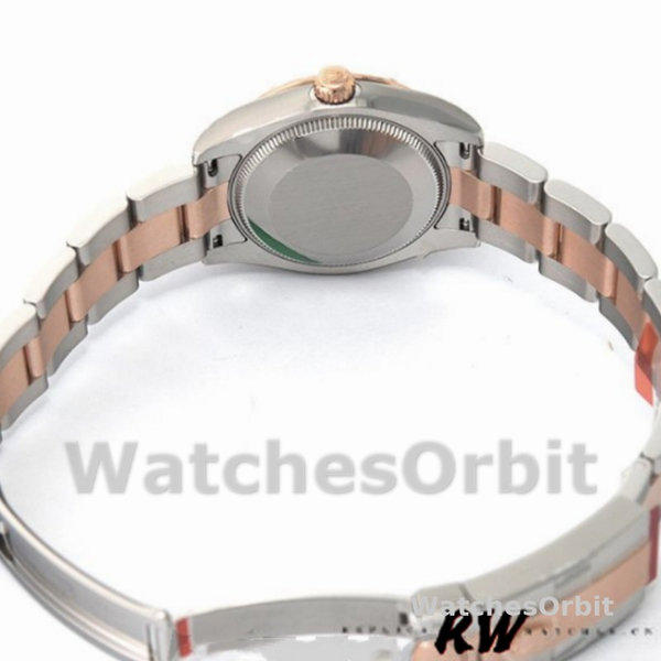 Replica Rolex Datejust 31mm Dames-178341-Witte Parelmoer-Ruiten Wijzerplaat MOP
