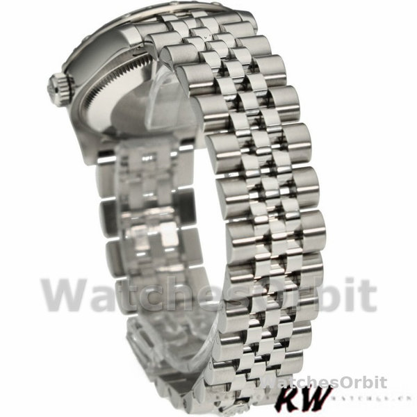 Replica Rolex Datejust 31mm voor dames-178344-Rhodium Grijs Wijzerplaat met Bloemmotief