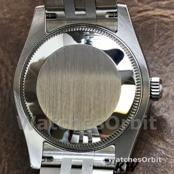 Replica Rolex Datejust 31mm voor dames-178344-Rhodium Grijs Wijzerplaat met Bloemmotief