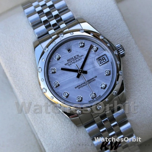 Replica Rolex Datejust 31mm voor dames-178344-Meteorietgrijze wijzerplaat Meteorietgrijs